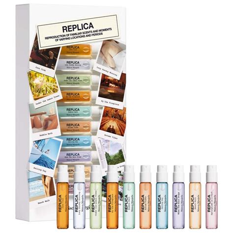 'replica' memory box mini perfume sampler set|maison margiela sampler set.